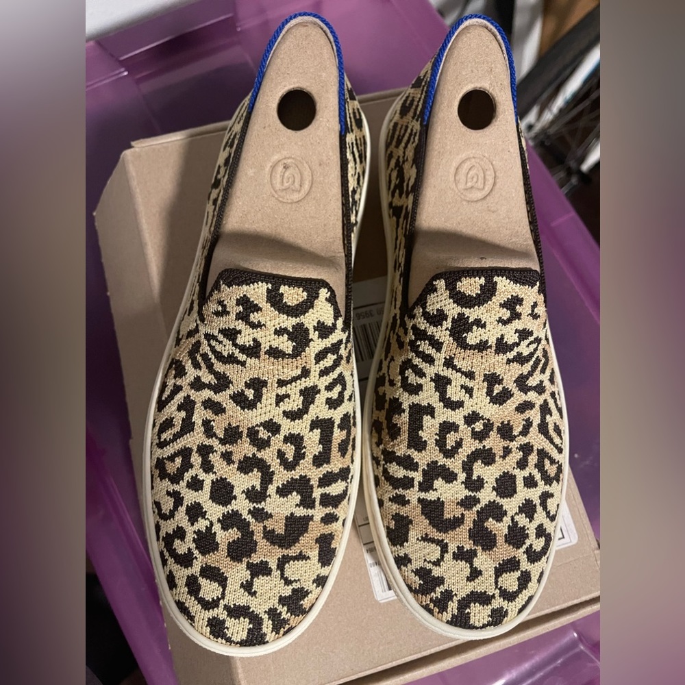 Rothys camo cat slip on brand new